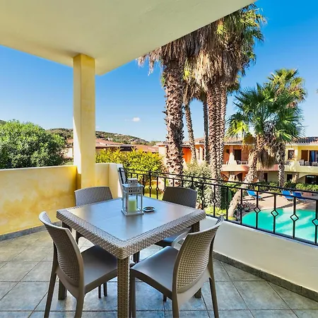Isa-Apartments With Air Conditioning And Outdoor Private Space In Residence With Swimming-Pool In Palau, Only 150 Meters From The Sea-2